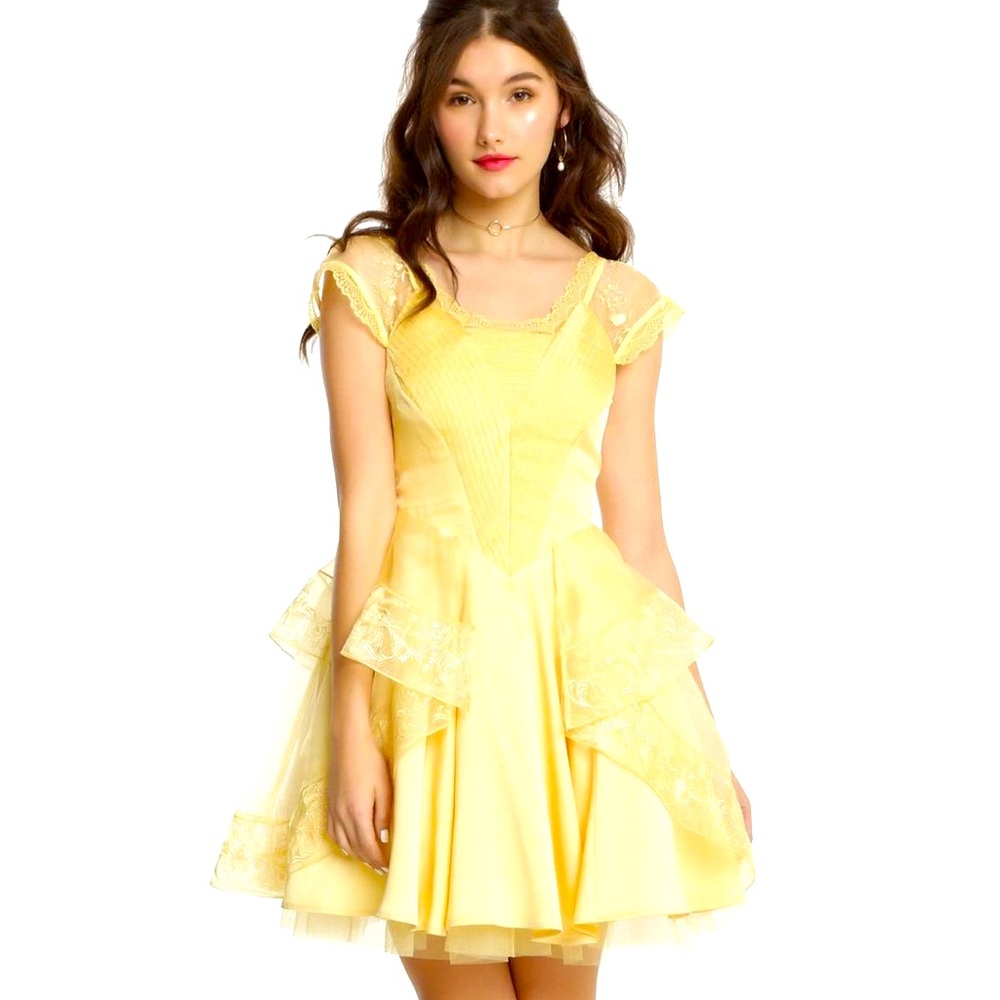 NWT Disney Beauty And The Beast Belle Juniors Ball Gown